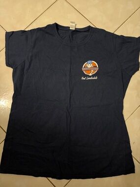 Bubba Gump Shrimp Co. Fort Lauderdale Navy Graphic Tee